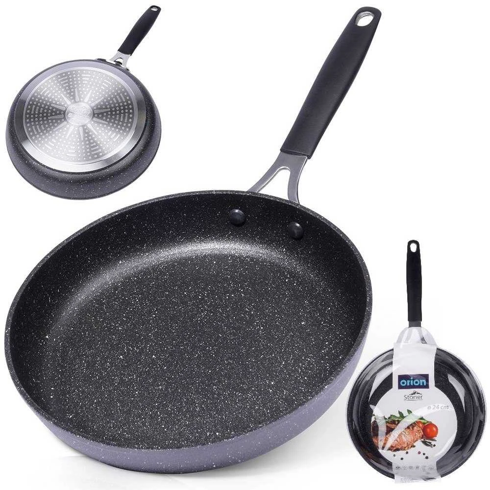 Orion granitinė keptuvė 24 cm - nesvylančio paviršiaus, universalus