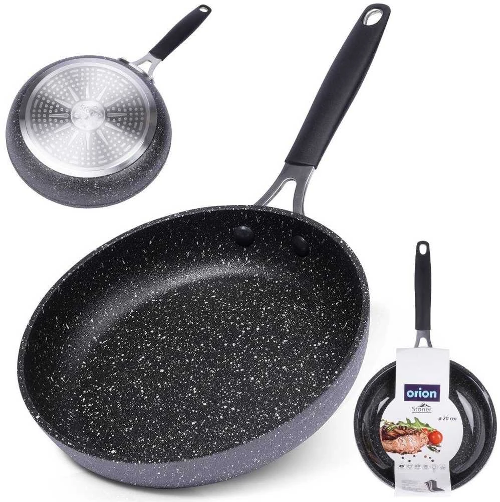 Orion Keptuvė granitinė STONER 20 cm, neriebiai kepimui