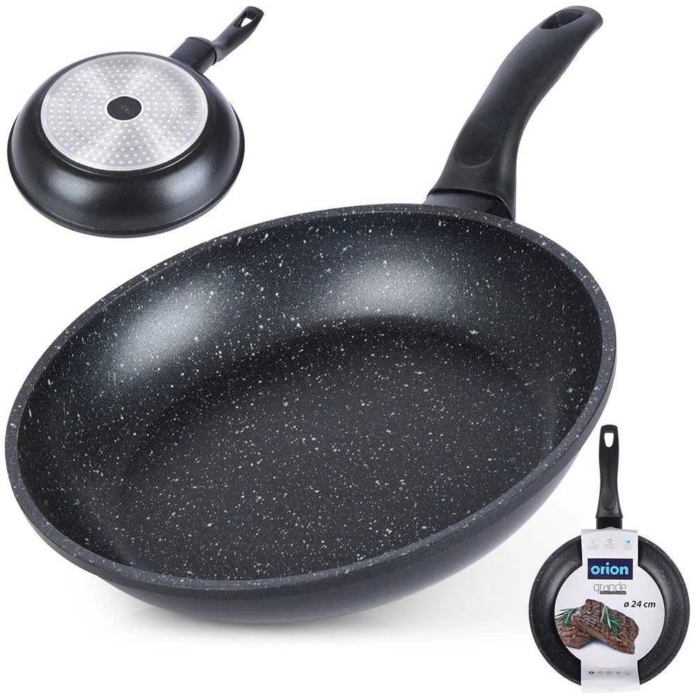Orion granitinė keptuvė GRANDE 24 cm, neriebiai kepimui