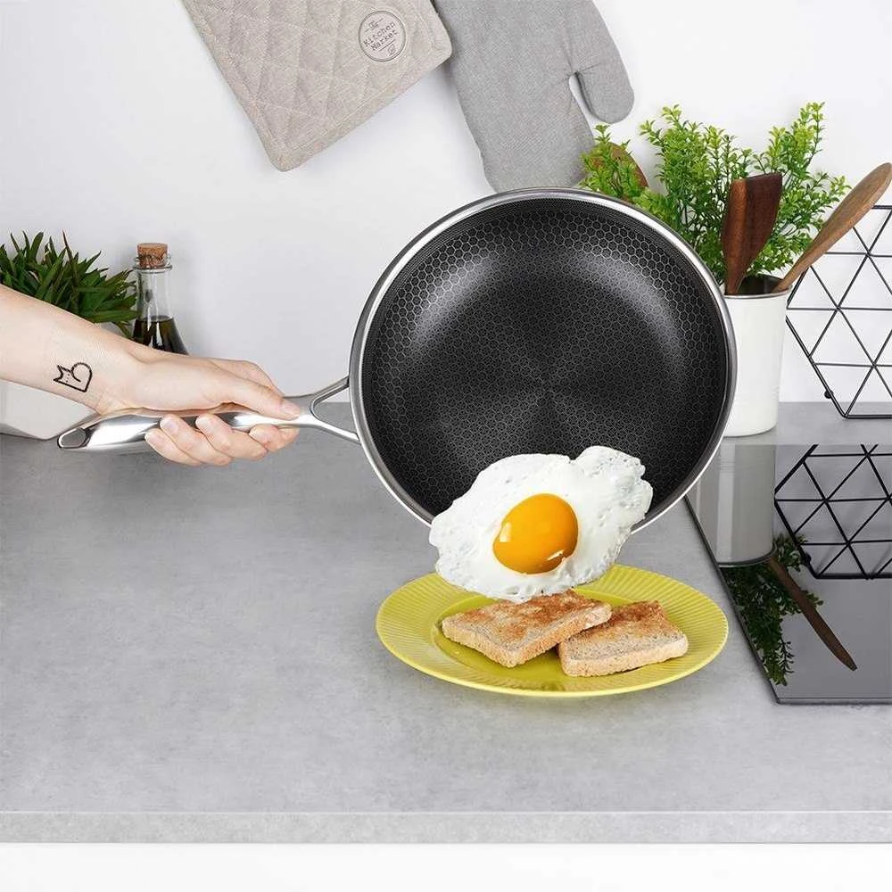 Orion Plieninė keptuvė COOKCELL 24 cm, nelipni
