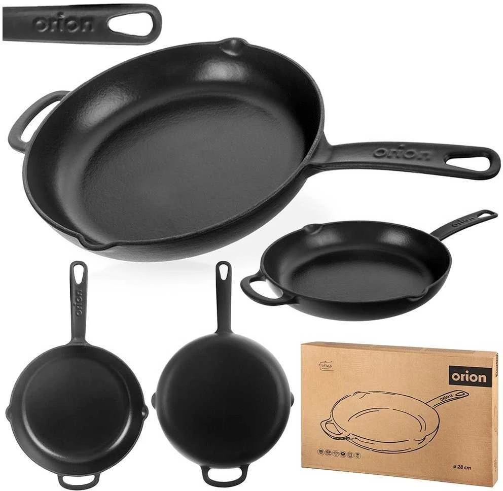 Orion Keta 28 cm ketaus kepimo keptuvė su emaliu