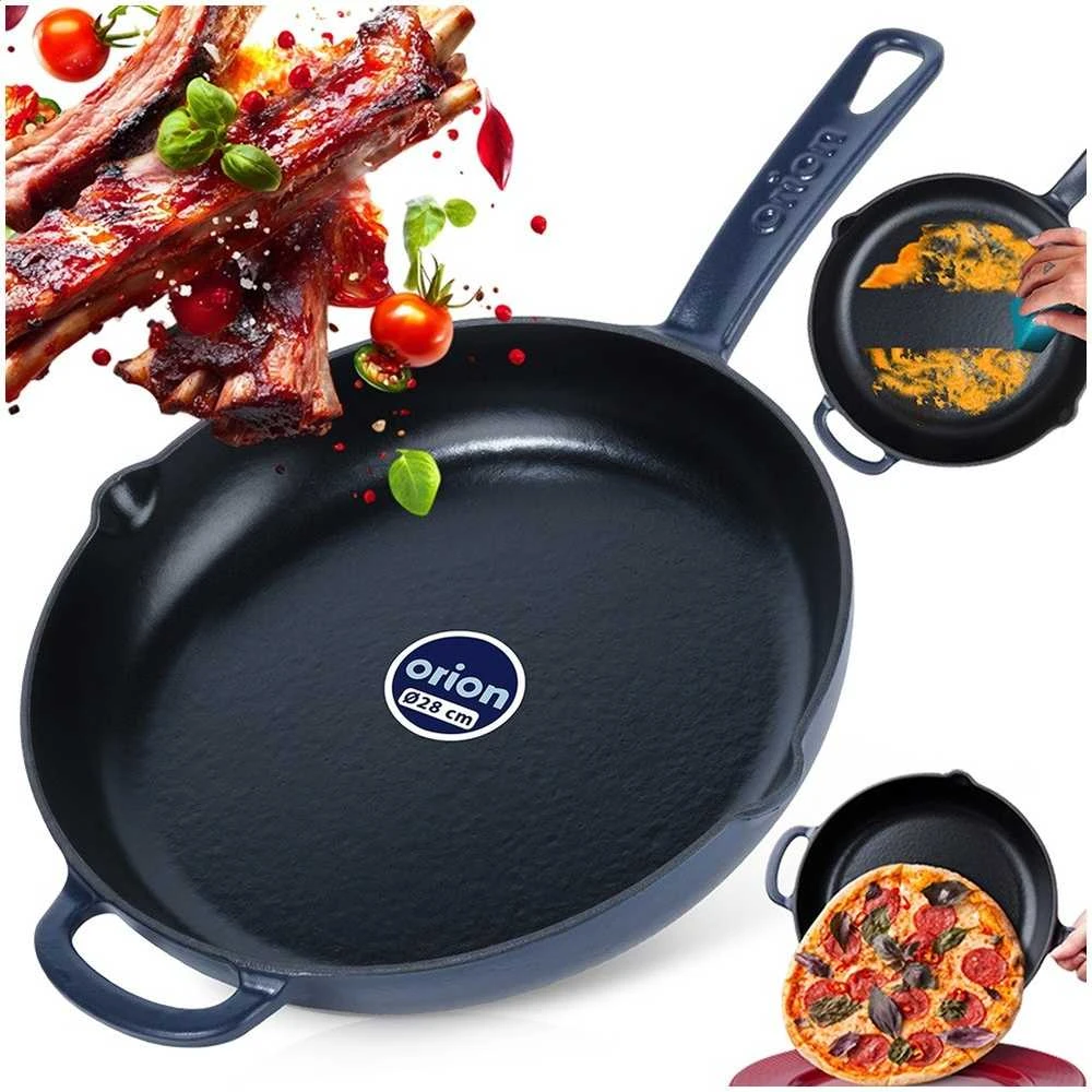 Orion Keta 28 cm ketaus kepimo keptuvė su emaliu