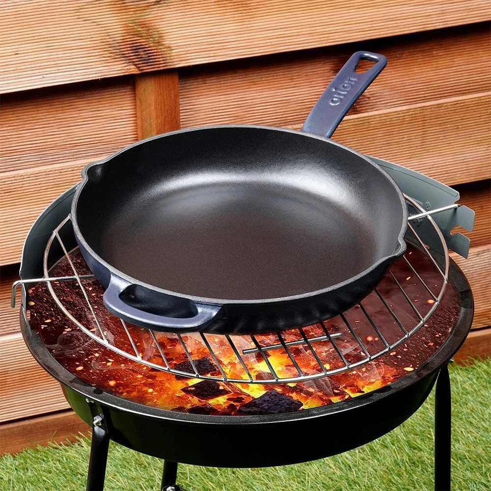 Krisberg Orion Ketaus keptuvė 24 cm emaliuota, universali naudojimui
