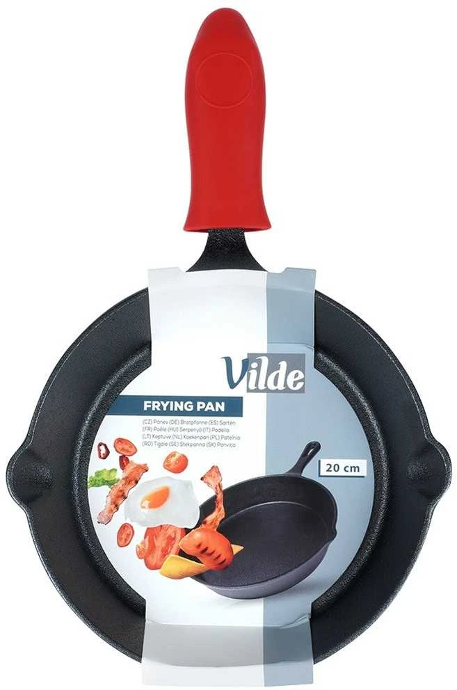 Vilde Ketaus keptuvė su silikoniniu rankenos laikikliu CAST LINE 20 cm