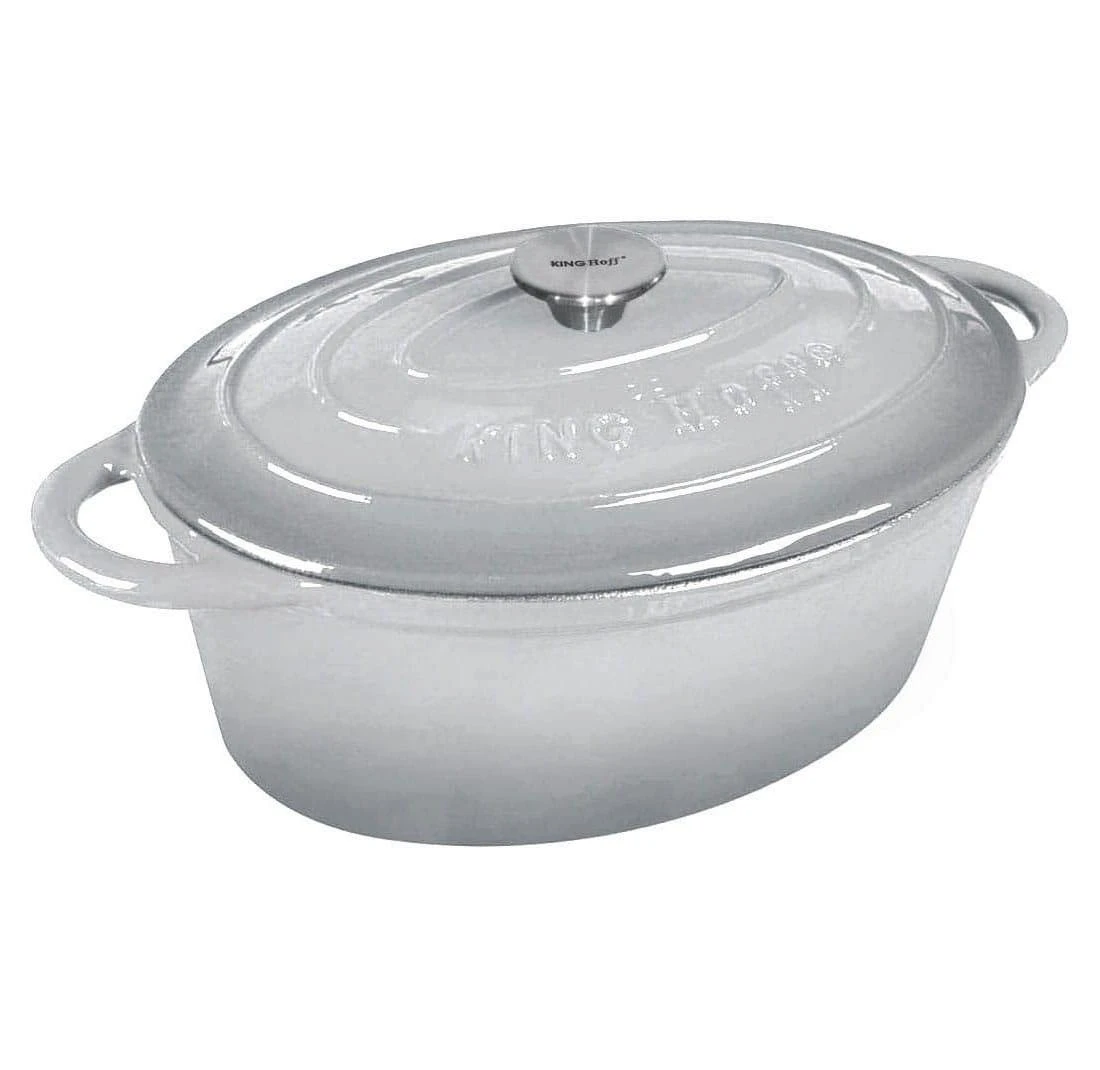 King Hoff Brytfanka Kepimo skarda 6,2 l, pilkojo ketaus, „Kinghoff“