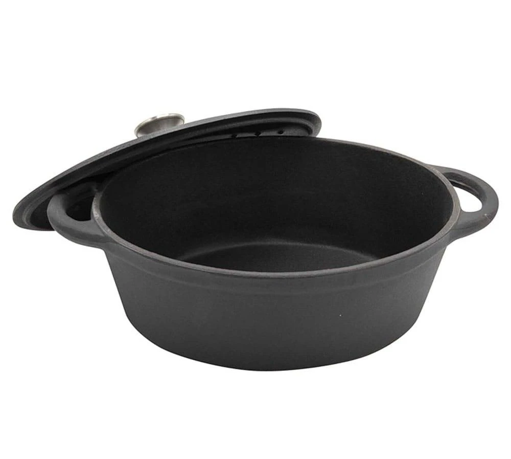 King Hoff Brytfanka Kepimo skarda 6,2 l, juodo ketaus, „Kinghoff“