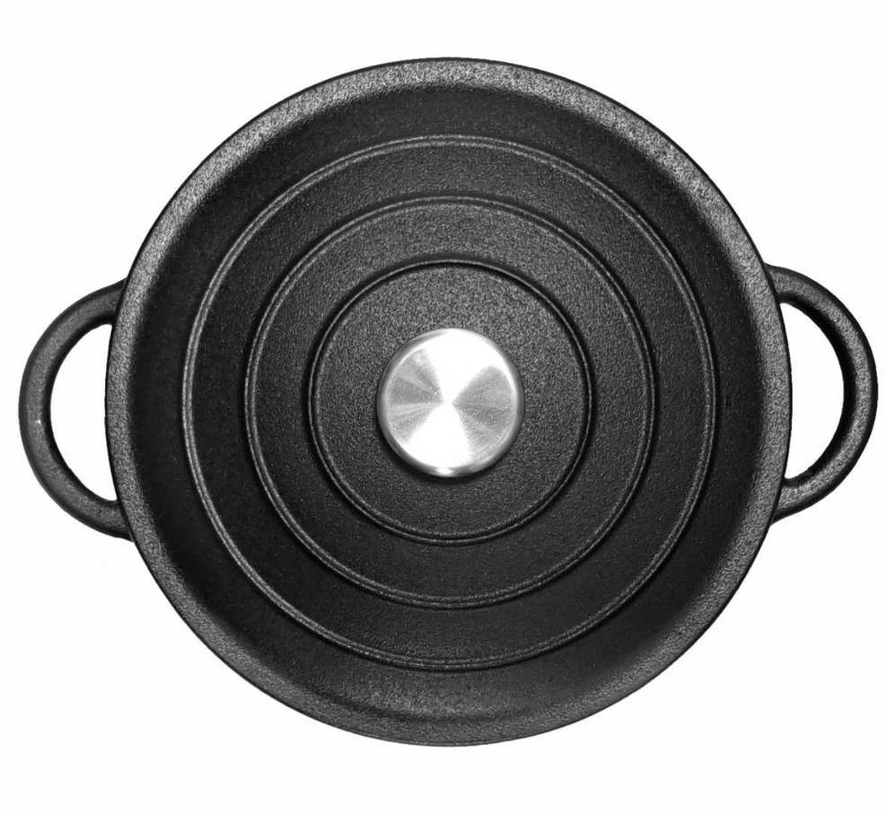 Krisberg Ketaus puodas 4,2 L kepimui BRYTFANNA katilas 24 cm Indukcinės dujos