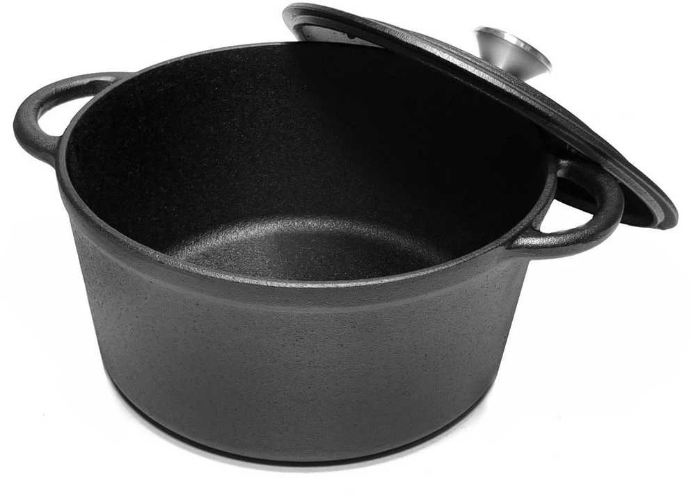 Krisberg Ketaus puodas 4,2 L kepimui BRYTFANNA katilas 24 cm Indukcinės dujos