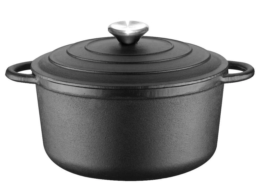 Krisberg Ketaus puodas 4,2 L kepimui BRYTFANNA katilas 24 cm Indukcinės dujos
