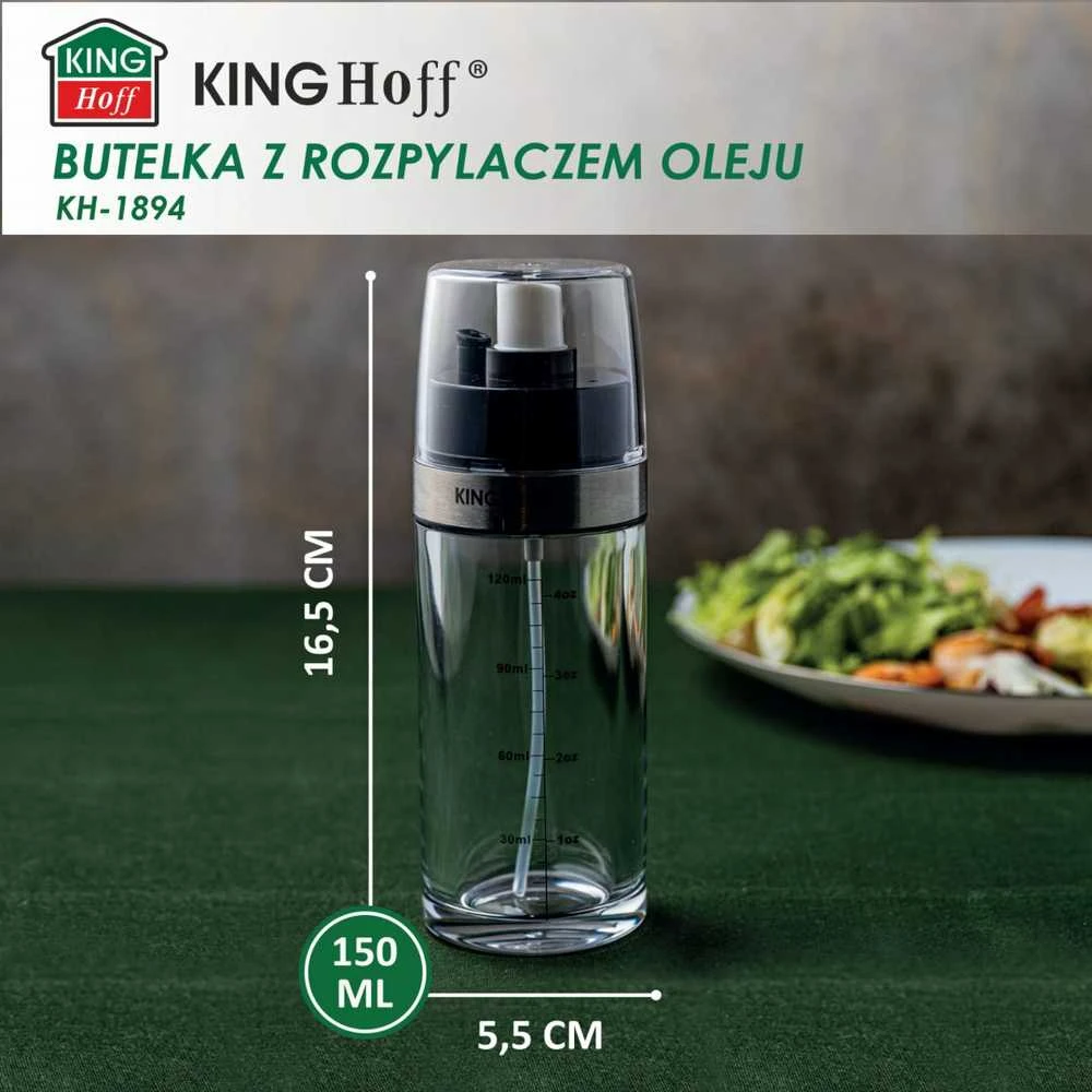 King Hoff Spryskiwacz 2 viename acto ir aliejaus purkštuvas, 150 ml, „Kinghoff“, KH-1894
