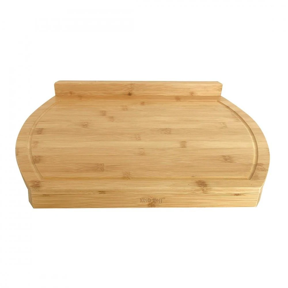 King Hoff Deska Kinghoff bambukinė pjaustymo lentelė su fiksavimo kraštu 45x33x4cm