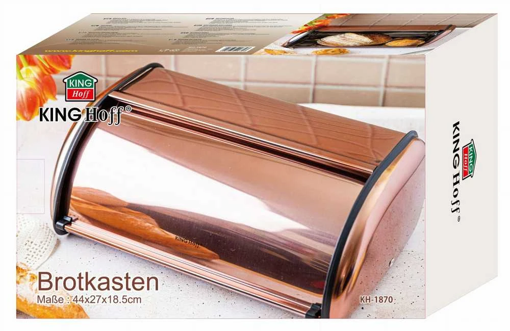 King Hoff PLIENINIS MAIŠAS 44CM MATTINIS KINGHOFF KH-1870 Rožinis GOLD