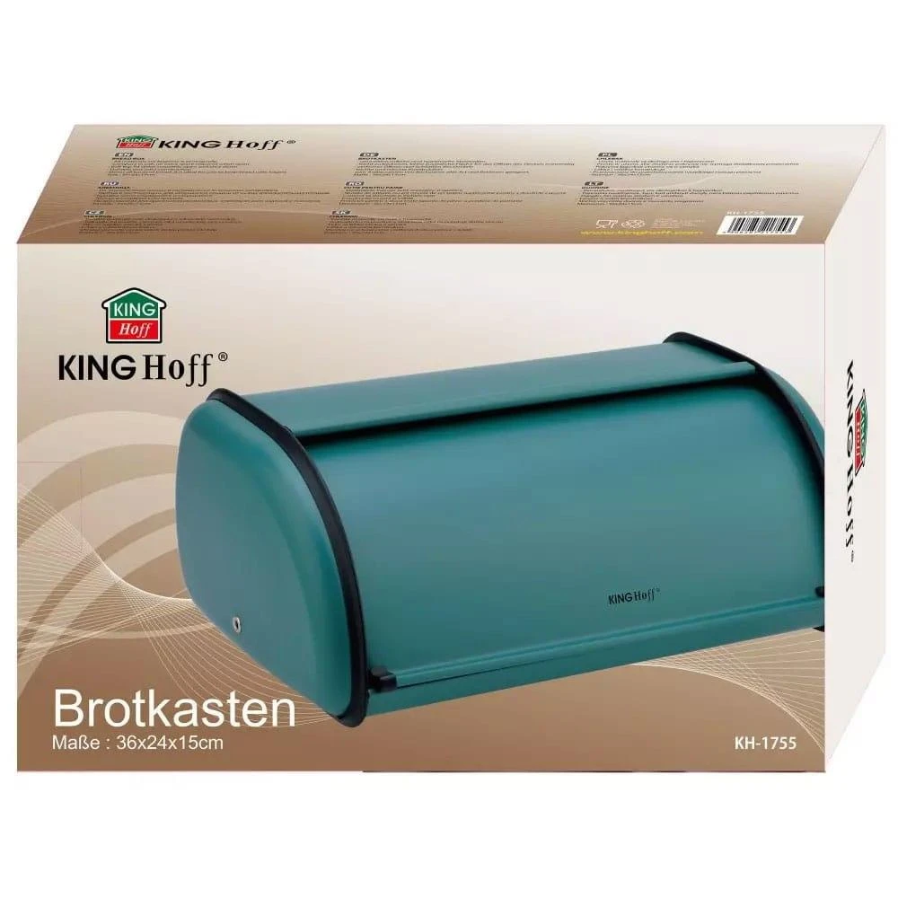 Chlebak Plieninė duoninė, žalia „Kinghoff“