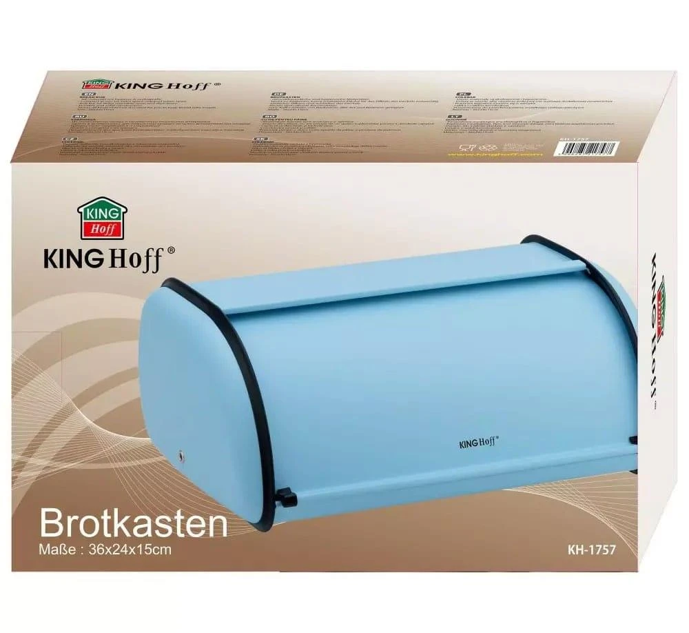 Chlebak Plieninė duoninė, mėlyna „Kinghoff“
