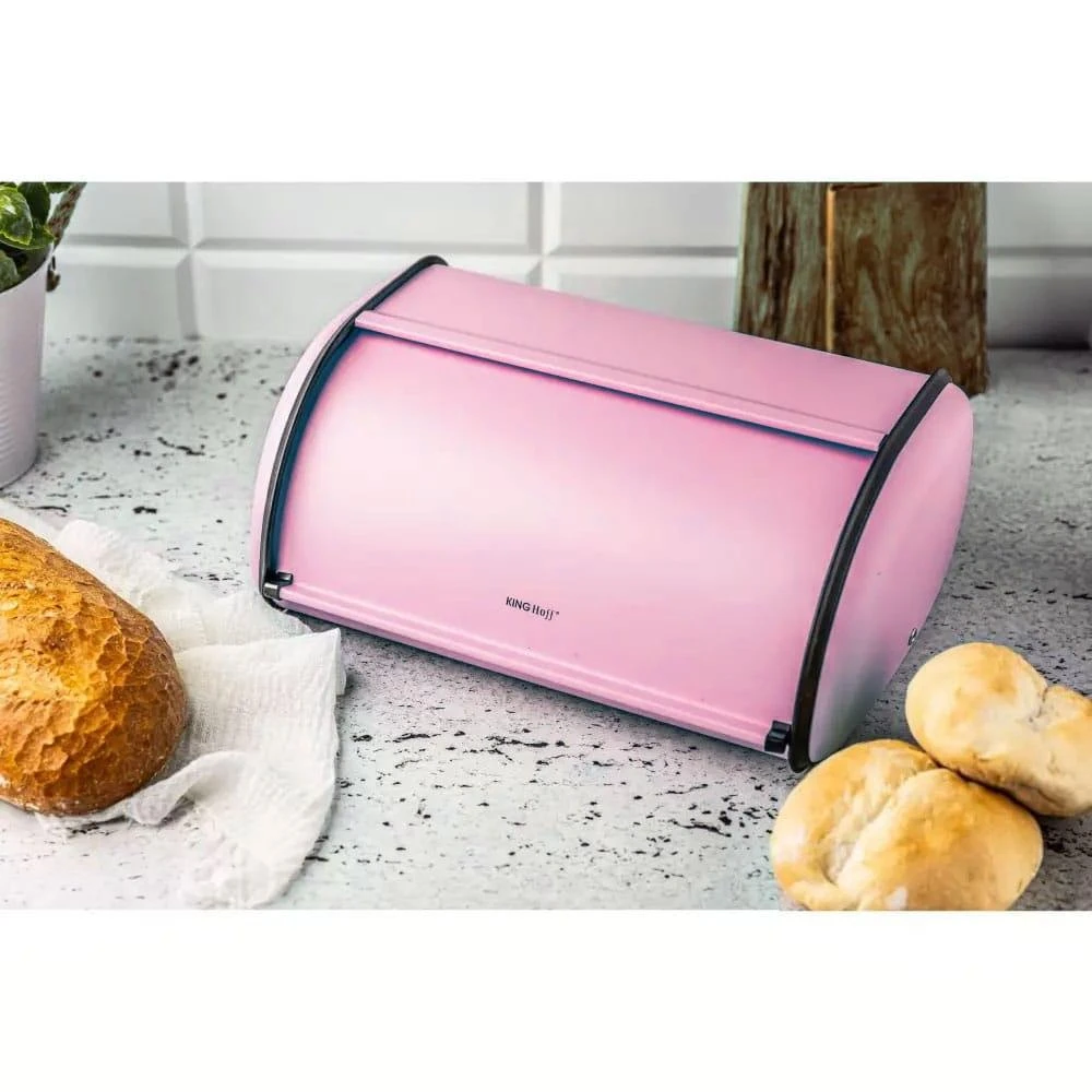 Chlebak Plieninė duoninė, rožinė „Kinghoff“