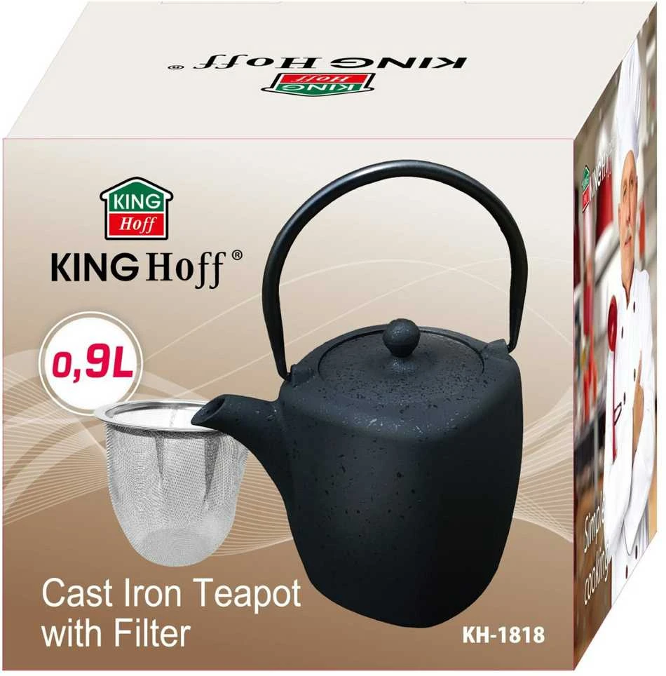 Zaparzacz Ketaus infuzorius, juodas, 0,9 l „Kinghoff“