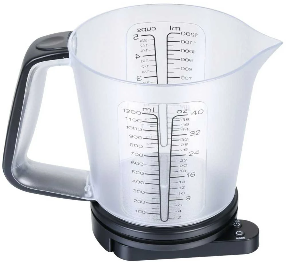 Virtuvinės svarstyklės King Hoff Svarstyklės Virtuvės svarstyklės su matavimo puodeliu, 1,5 l Kinghoff