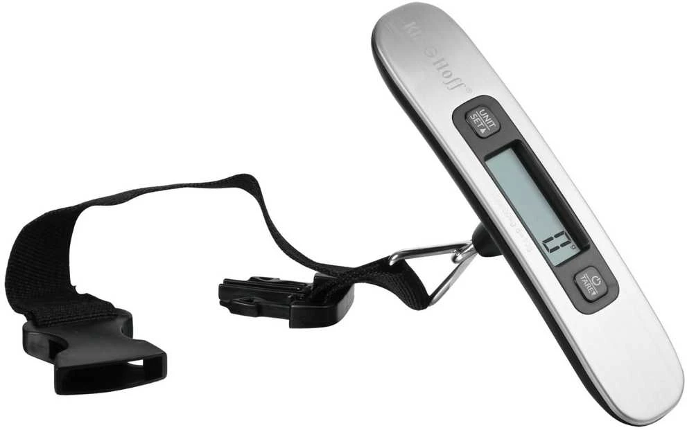 Virtuvinės svarstyklės King Hoff Svarstyklės „Kinghoff“ rankinio bagažo svarstyklės 1–50 kg