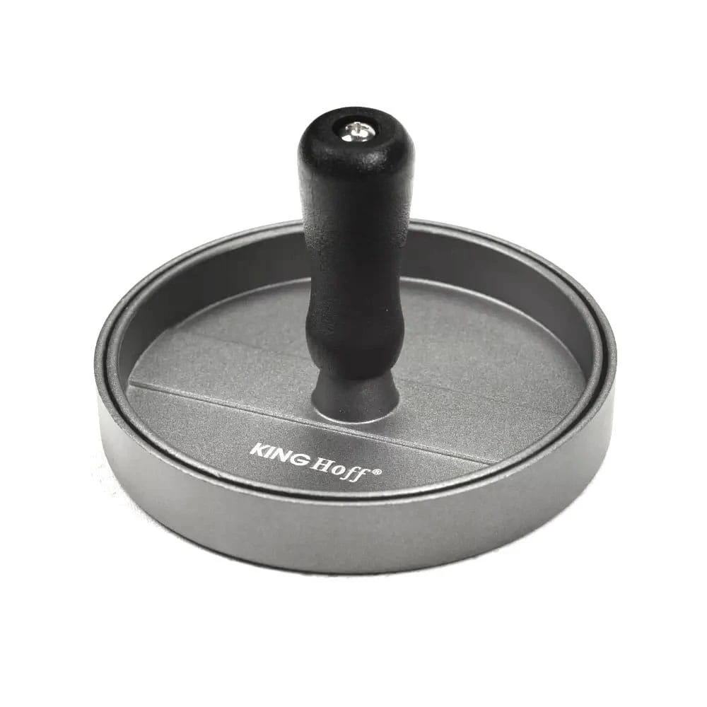 King Hoff Praska Kinghoff mėsainių presas, aliuminis, skersmuo 12 cm