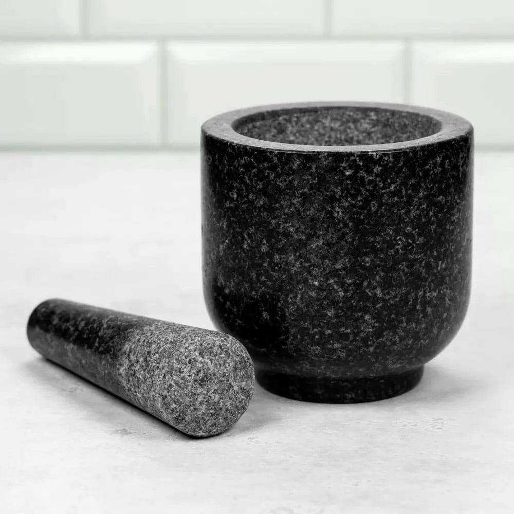 King Hoff Moździerz Skiedinio, granito rinkinys po 2, skersmuo 15,5cm kinghoff