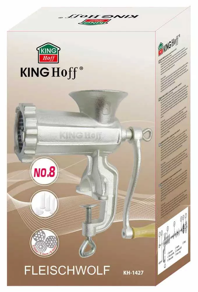King Hoff Maszynka Mėsmalė, ketaus, 8 kinghoff