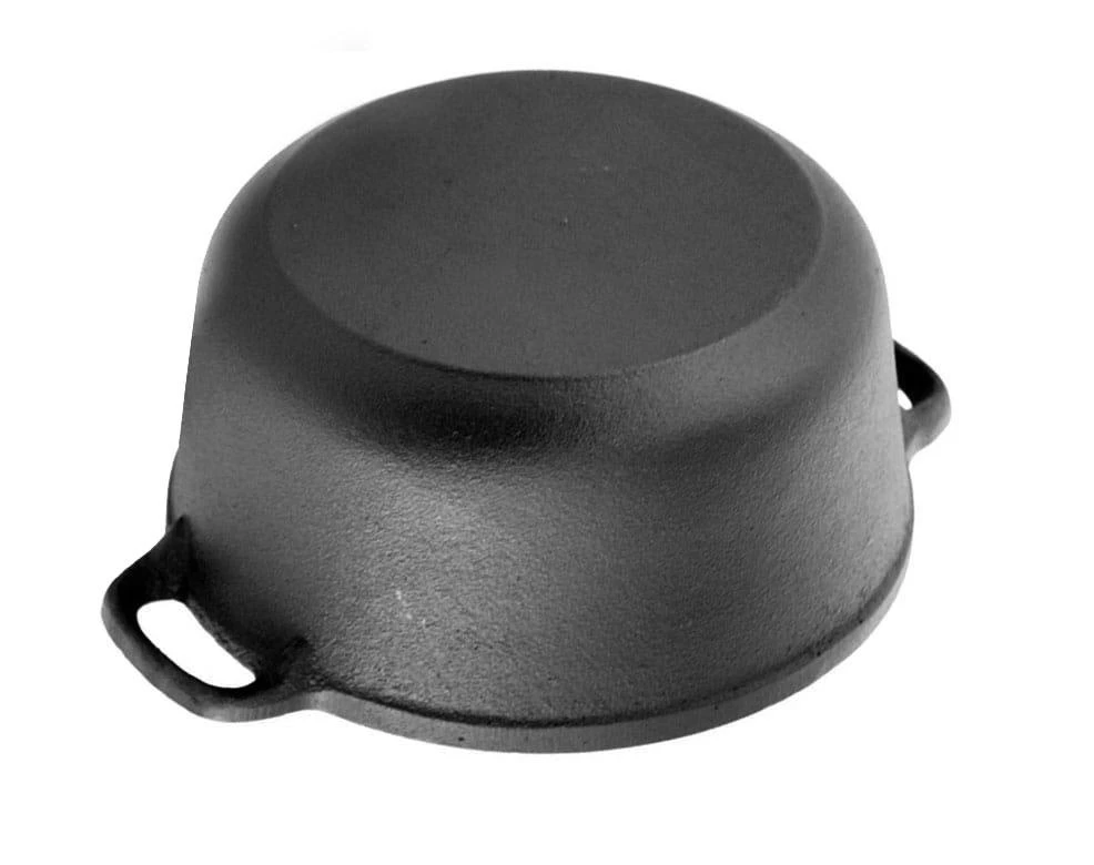 King Hoff Puodas Puodas su dangčiu, ketaus, 24 cm skersmens, 4 l, juodas, „Kinghoff“