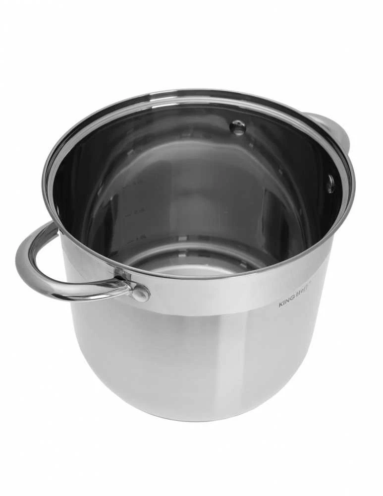 Zestaw Rinkinys „Kinghoff“ 6 dalių puodų rinkinys, plienas, 18, 20, 22 cm skersmens