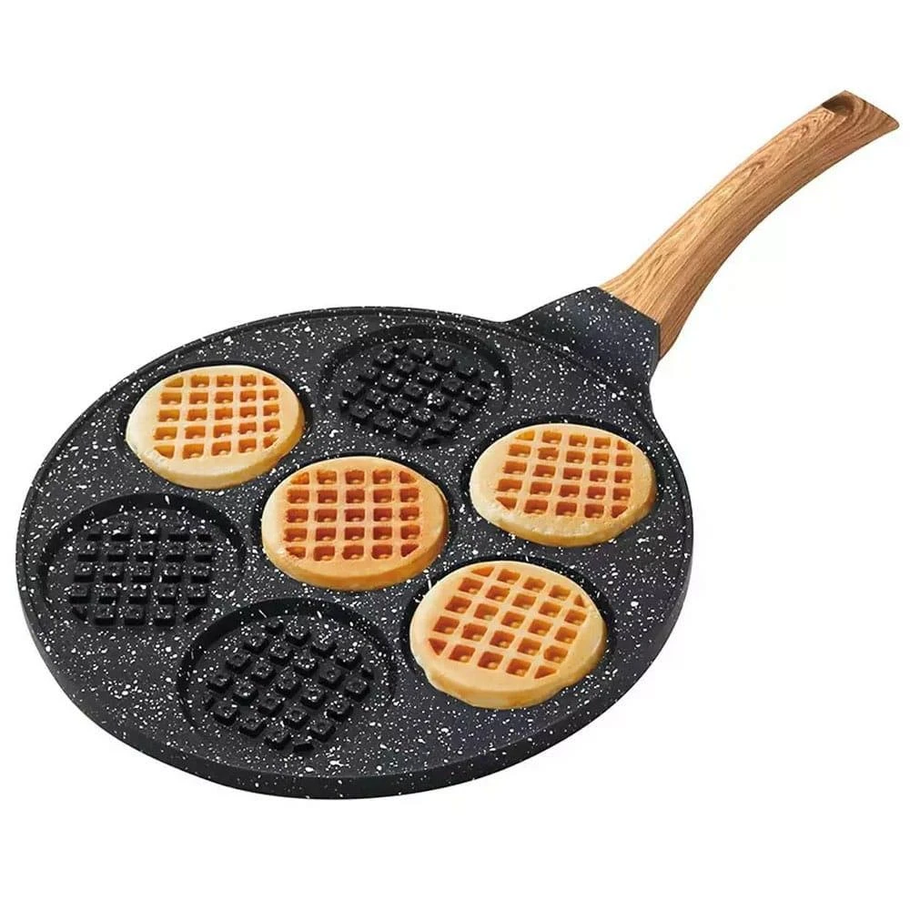 Patelnia Keptuvė Kinghoff blynų keptuvė, aliuminio, juodo marmuro, skersmuo 26,5 cm