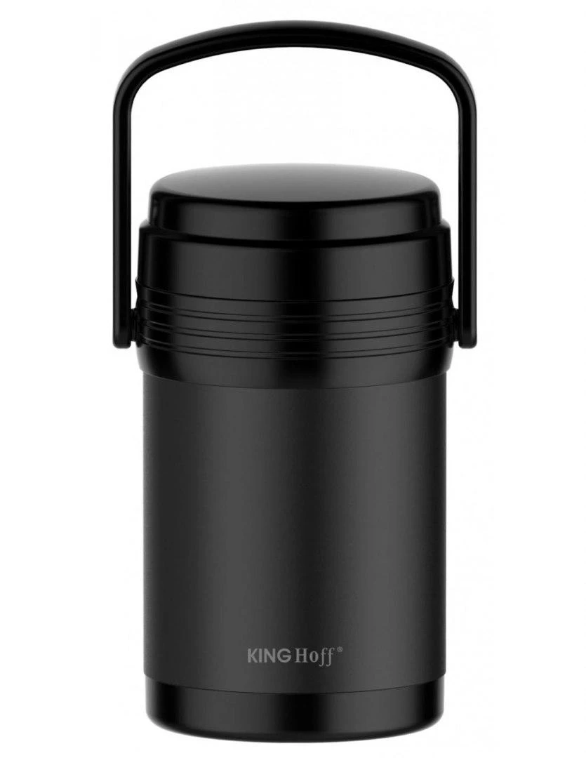 King Hoff termosas KH-1396, 1,5 l, juodas