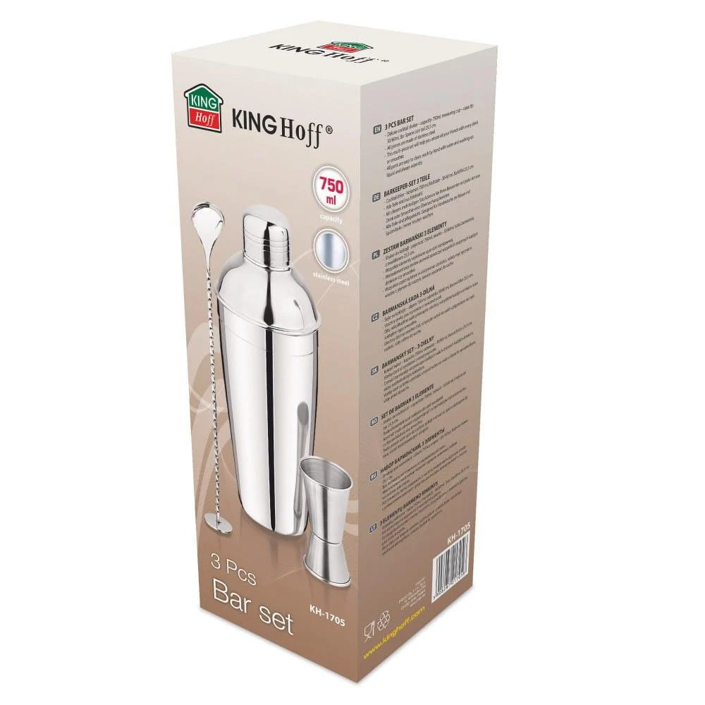 King Hoff Barmeno rinkinys, 3 dalys, plienas