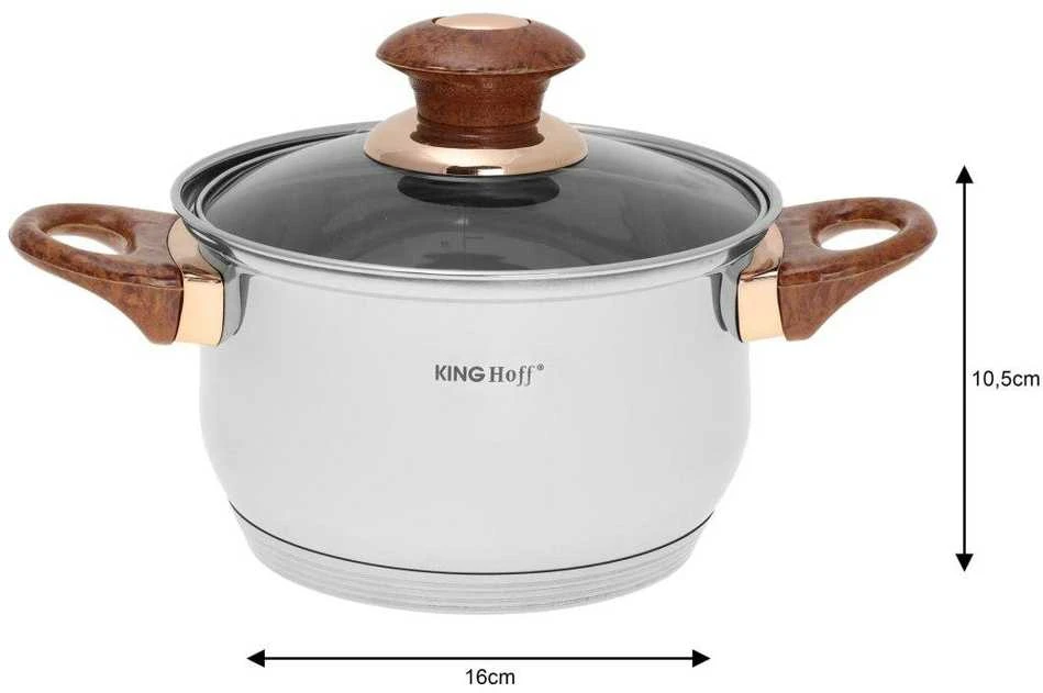 King Hoff Karaliaus Hofo Rinkinys garnkow, 12 elementų kinghoff