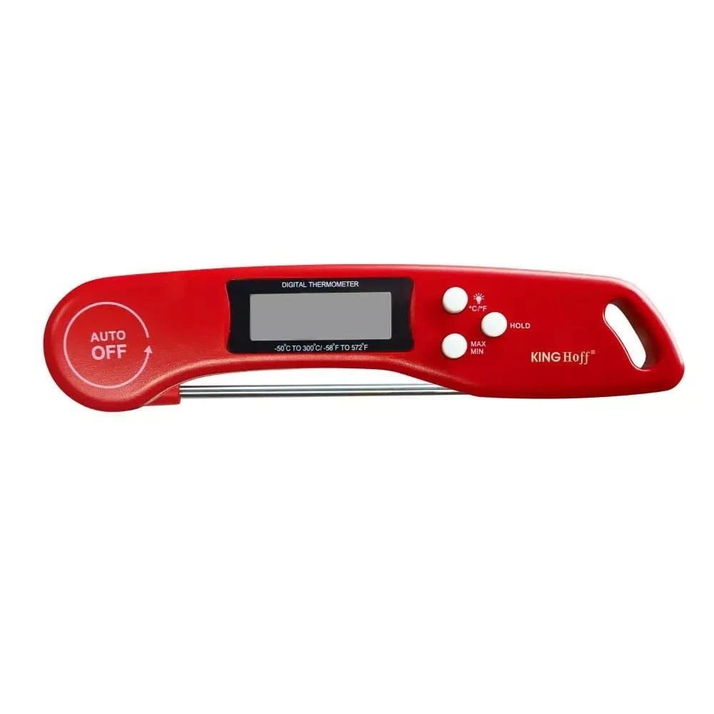 King Hoff Elektroninis „Kinghoff Raudona“ elektroninis virtuvės termometras