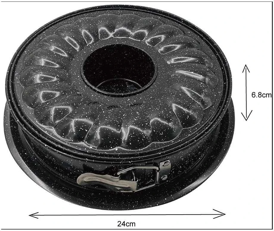 King Hoff Forma, kepimo skarda, 24 cm torto forma + Kinghoff torto įdėklas