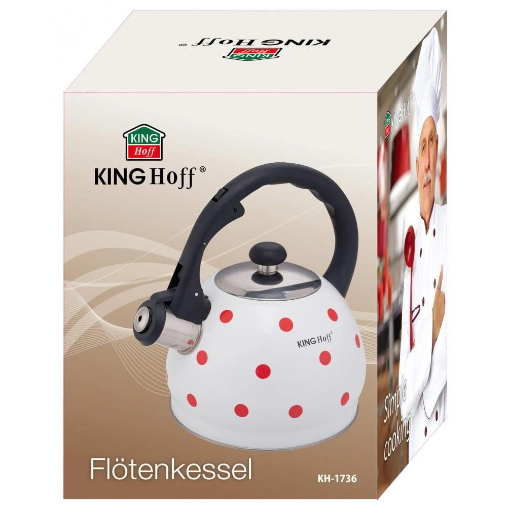 King Hoff taškuotas virdulys pakuotėje