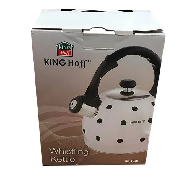 King Hoff taškuotas virdulys KH-1050 pakuotėje