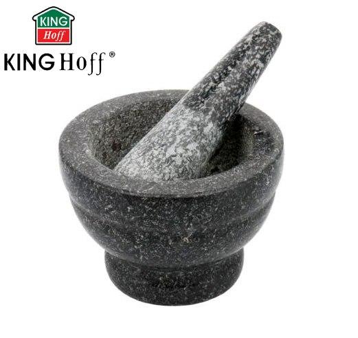 King Hoff Moździerz Grūdų skiedinys, akmenų rinkinys iš 2 elementų, skersmuo 8,5x5 cm, kinghoff