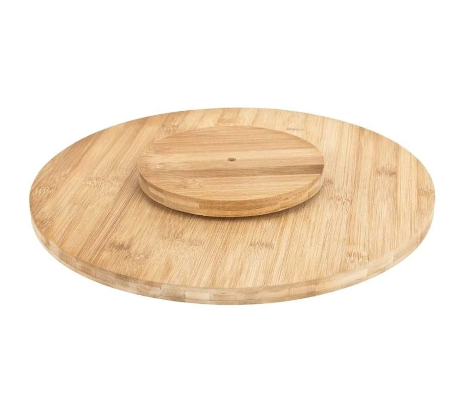 King Hoff Deska „Kinghoff“ bambukinė besisukanti lenta, 40 cm skersmens