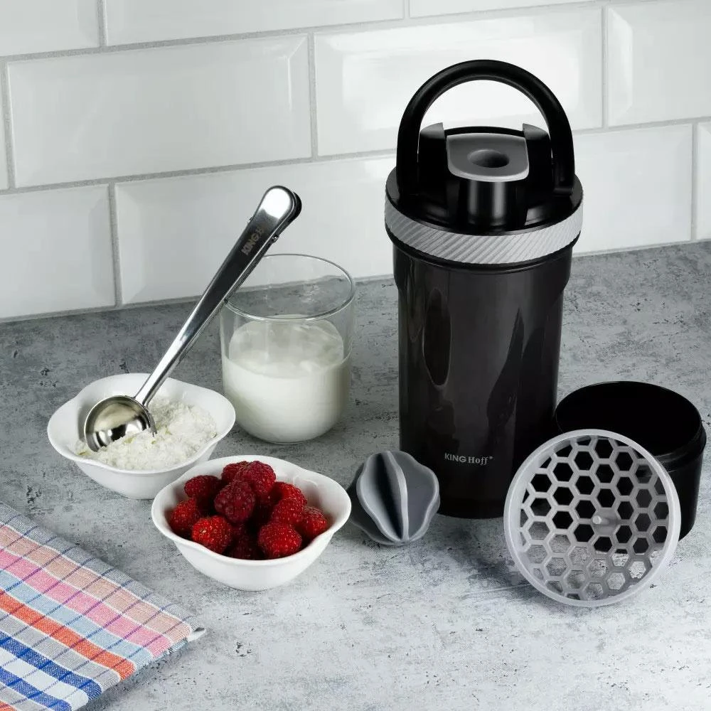 Gertuvė King Hoff Shaker Kokteilių plaktuvas, plastikinis 0,72l kinghoff