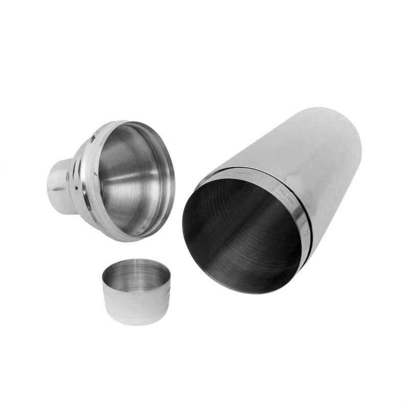 King Hoff Shaker Plaktuvė su gėrimų receptais, plieninė, 0,6 l „Kinghoff“