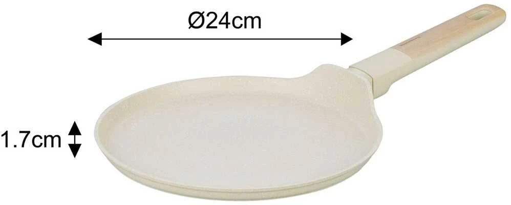 Puodai komplekte, 12 dalių, su nepridegančia danga, smėlio sp., klausberg, kb-7833