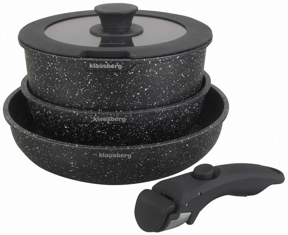 Rinkinys Virtuvės reikmenų rinkinys, 5 dalys, aliuminis, Klausberg, kb-7858
