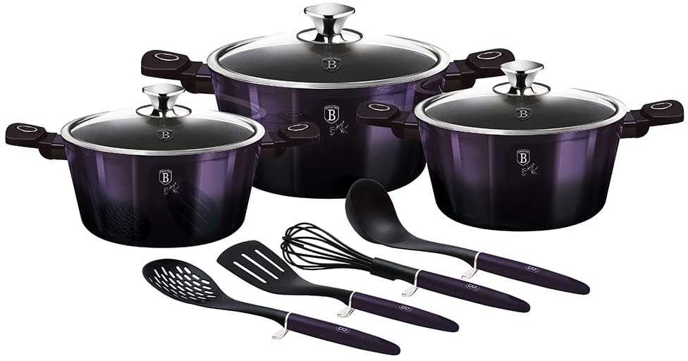 Berlinger Haus Rinkinys GARNKÓW 10 vnt. BERLINGER HAUS BH-7141 PURPLE