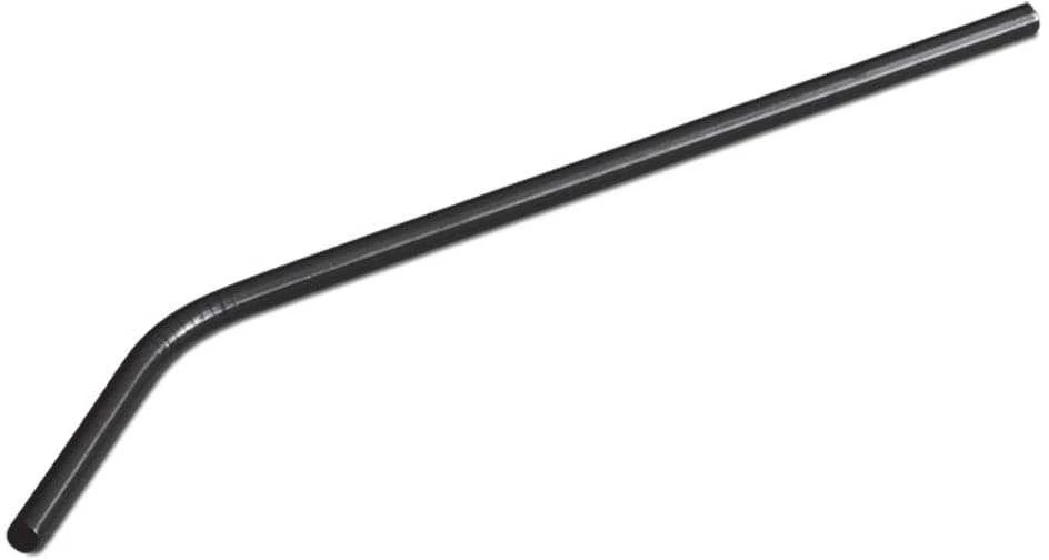 KOMPLET METALOWYCH SŁOMEK DO PICIA 6 ELEMENTÓW BERLINGER HAUS Juodas Sidabrinis BH-2984