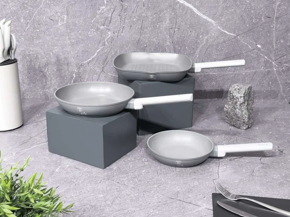Keptuvė Berlinger Haus komplektas Tytanowa 20 24 28cm