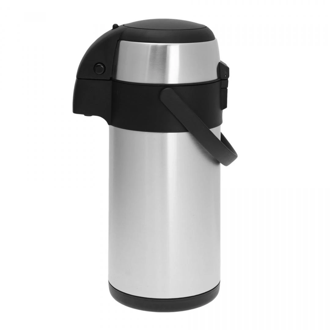 King Hoff Stalo termosas su pompa, plienas, 3 l, Kinghoff