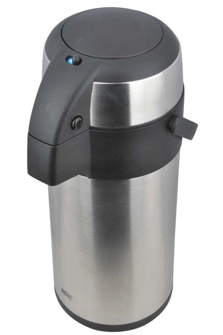 King Hoff Stalo termosas su pompa, plienas, 3 l, Kinghoff