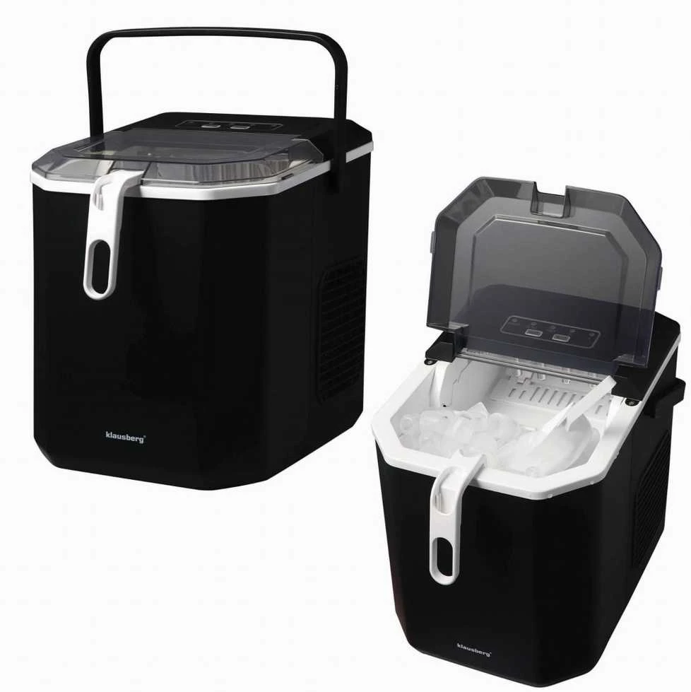 Kostkarka Automatinis ledo gaminimo aparatas, 100 W, 1,2 l bakas, LED skydelis, Klausberg, kb-7883
