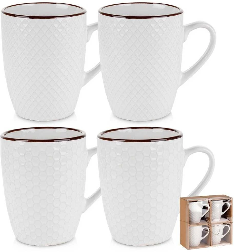 Keraminių puodelių rinkinys Vilde 400 ml, 4 vnt.