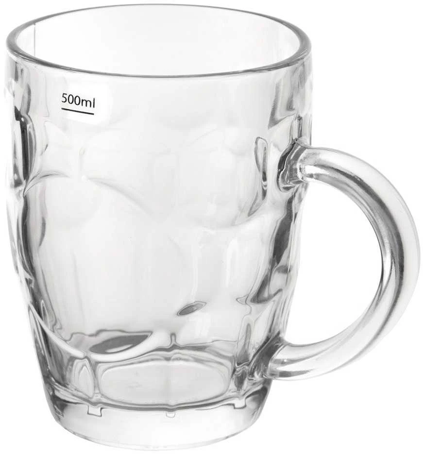 Kadax Orion Alaus stiklinė 500 ml - storas stiklas, patogus rankenas