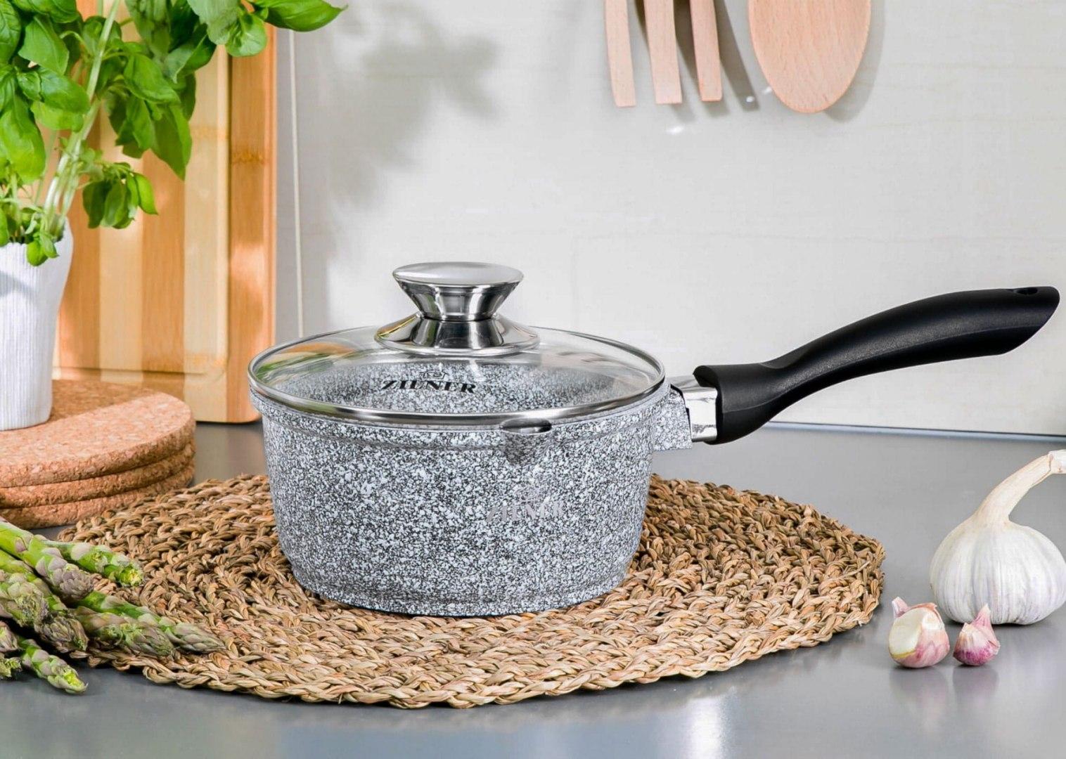 Puodas su marmuro danga Zilner, 1.3 l.